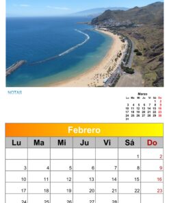 calendario de pared CANARIAS 2025