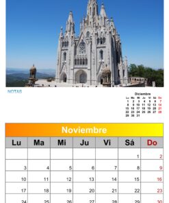 calendario de pared Cataluña 202