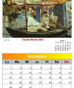 calendario de Monet 2025