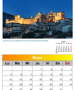 calendario de pared EXTREMADURA 2025