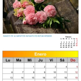 calendario FLORES 2025